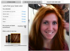 Clairol S Try It On Studio Find Your Hair Color Alter Ego Mom