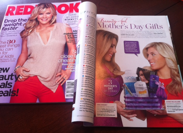 Getting Gorgeous is in Redbook Magazine this Month! - Stylish Life for Moms