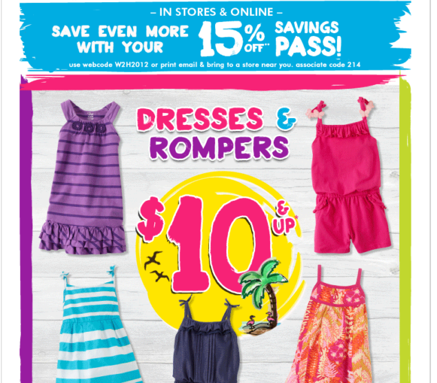 The Children's Place SALE today Extra 15 OFF! Stylish Life for Moms