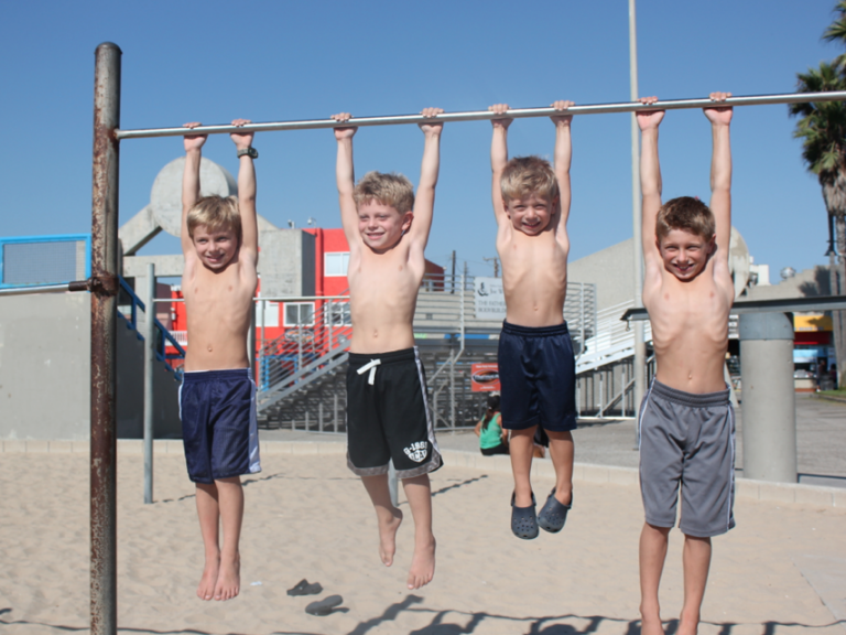 McClelland Boys DO Muscle Beach - Stylish Life for Moms