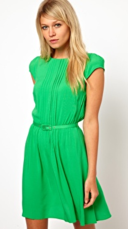 Audrey's Style: ASOS Skater Dress With Pintucks And Self Belt - Stylish ...