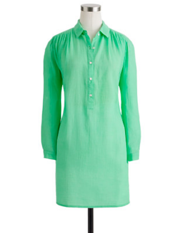 gauze beach tunic