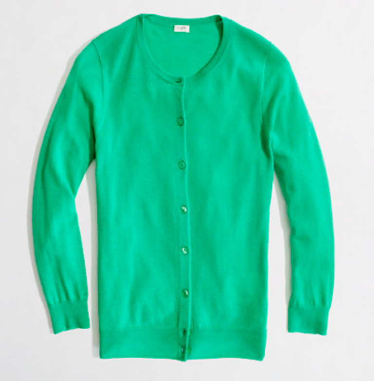 Cardigan J.Crew Summerweight Bleu Cobalt Taille S En Coton - Très Bon état