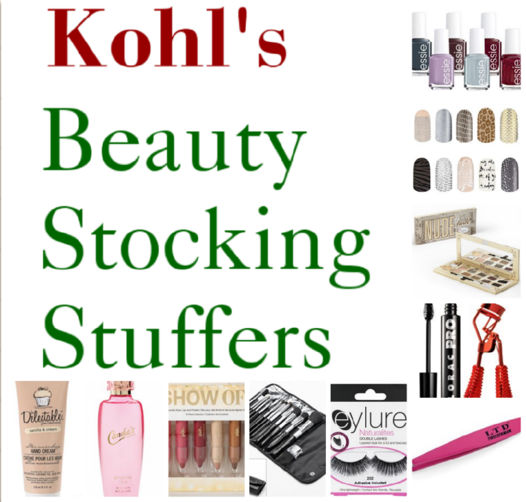 Stocking Stuffers for the Beauty Lover from Kohl's Stylish Life for Moms
