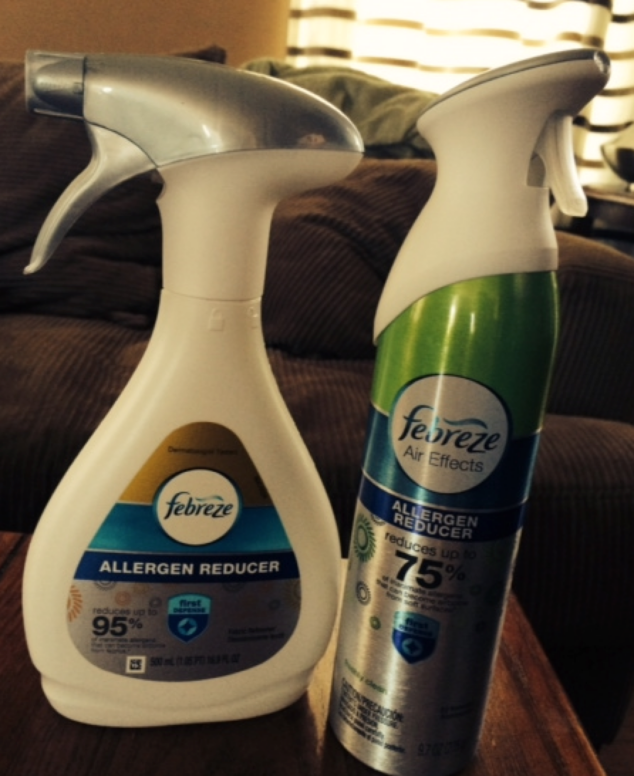 Spring Allergy Tip Try New Febreze Allergen Reducer Refresher