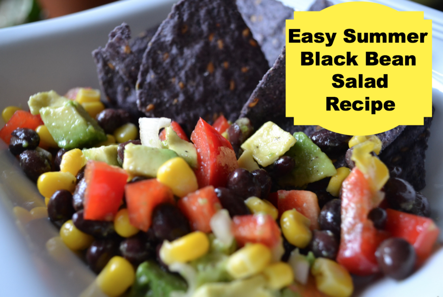 Black Bean Salad Recipe Stylish Life for Moms