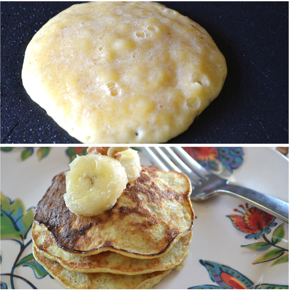 Simple Pancake Recipe 2 Ingredients Stylish Life for Moms