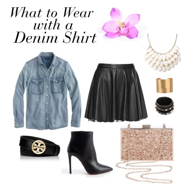 How to Wear a Denim Shirt - Stylish Life for Moms