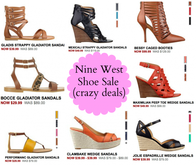 nine west sale shoes