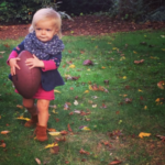 Baby with football