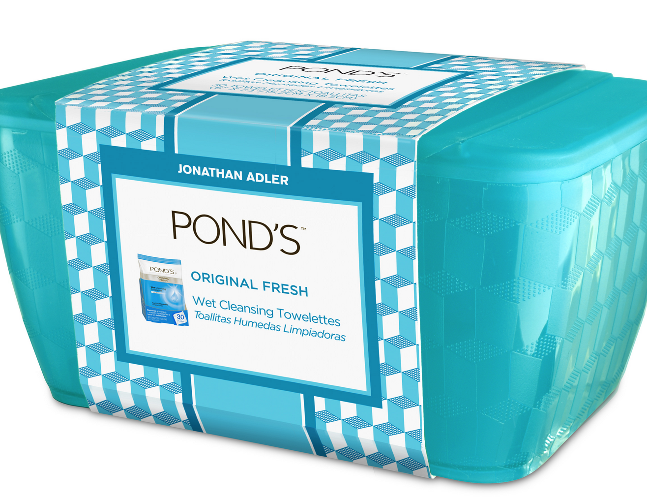 POND’S + Jonathan Adler Wet Cleansing Towelettes Vanity Case & 200 Jonathan Adler Gift Card 