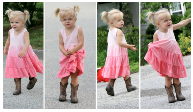 98% Angel Toddler Dress