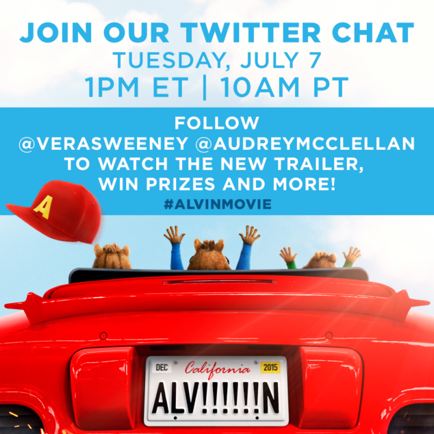 Twitter Party: Alvin and the Chipmunks - Road Trip - TUESDAY, JULY 7th