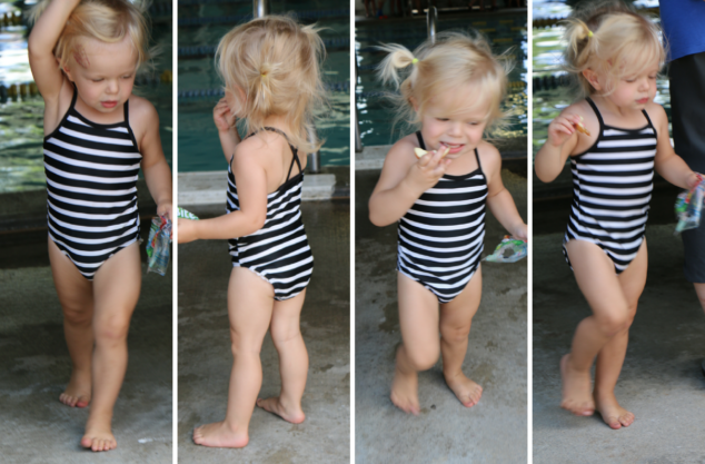 Old Navy Striped Swimsuit