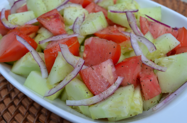 Cucumber Tomato Salad 