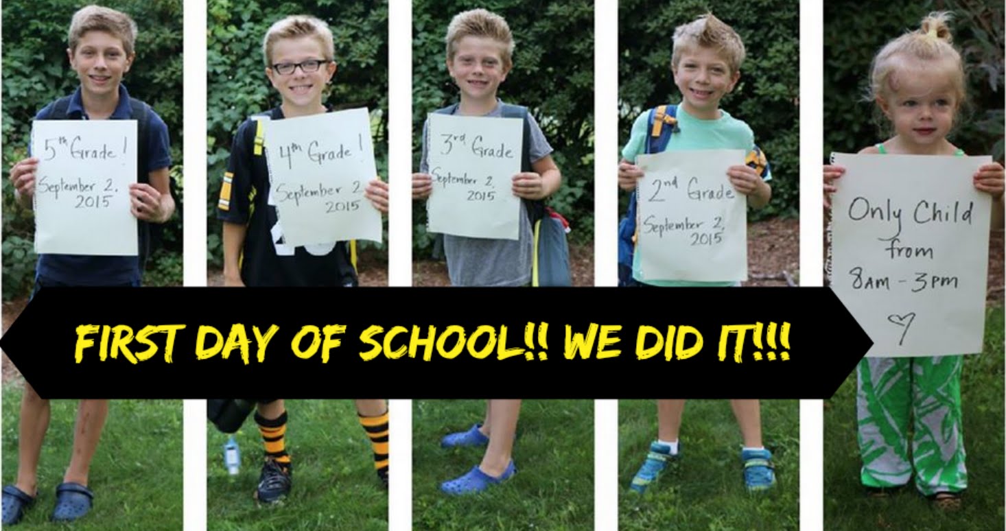 The first day of school was. First Day at School after Holidays. What are the children's feelings on the first Day of School. Me on the first Day of School. On we Heart it