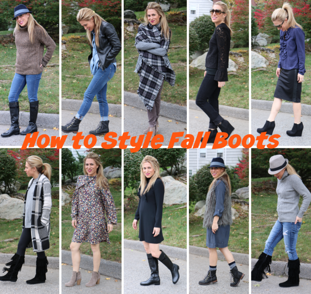 How to Style Fall Boots - Stylish Life for Moms