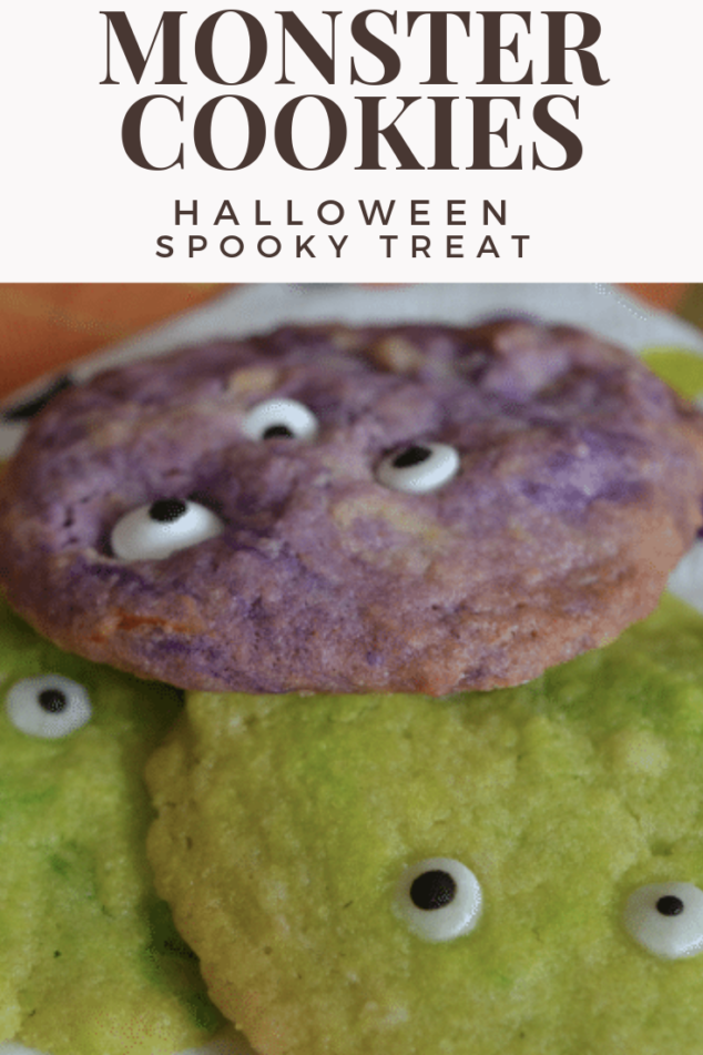 Halloween Spooky Treat - Monster Cookies