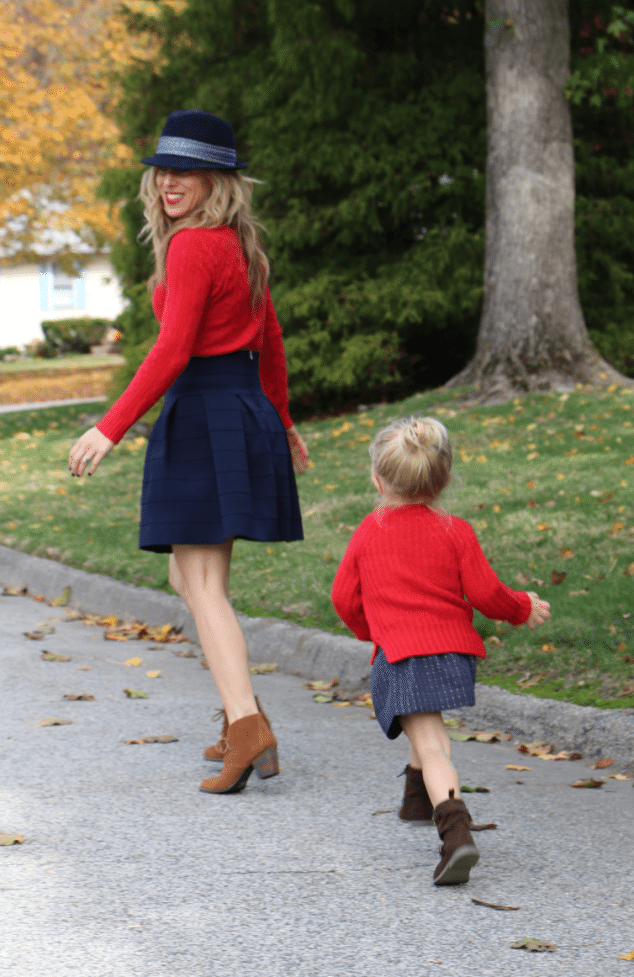 Mommy and Me Clothing: Red and Navy | MomGenerations.com