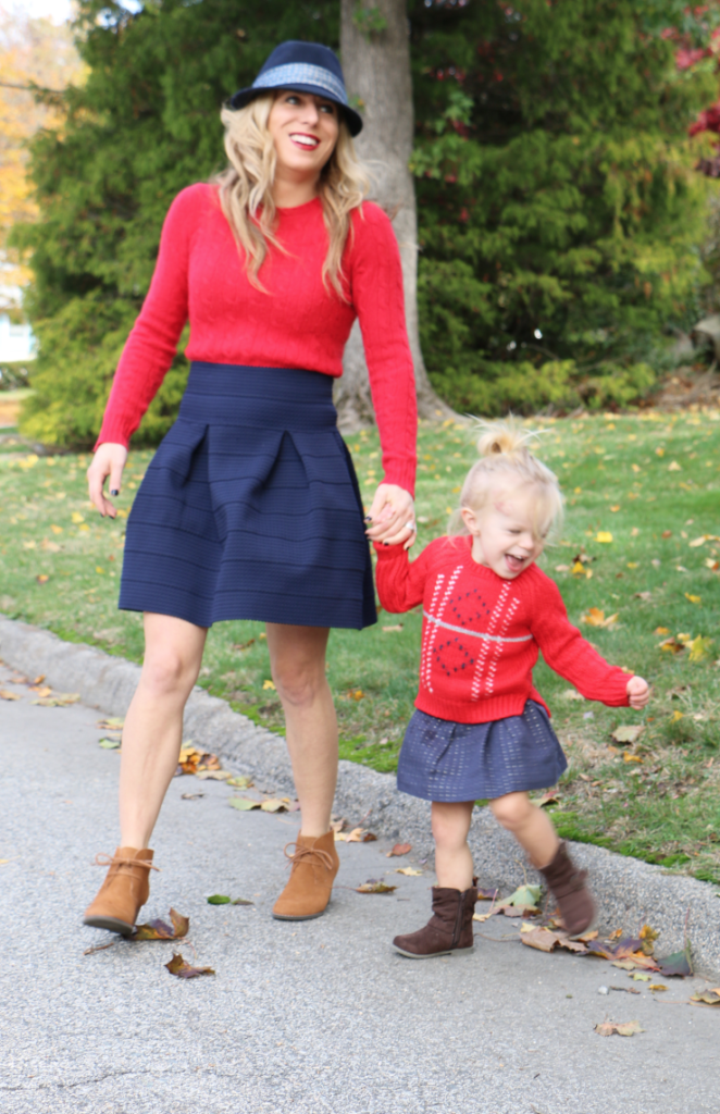 Mommy and Me Clothing: Red and Navy | MomGenerations.com