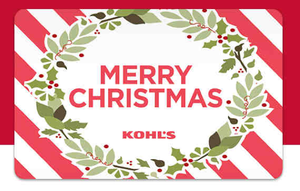 Kohl's GIft Card GIveaway 