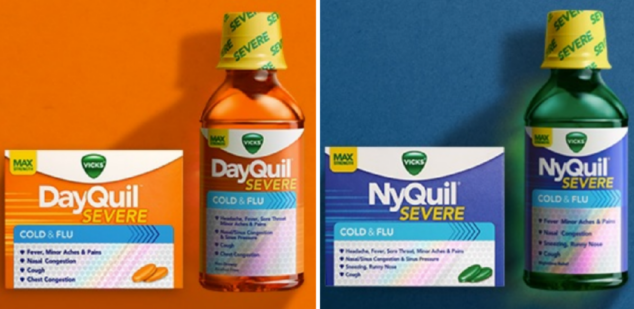 DayQuil Severe and NuQuil Severe