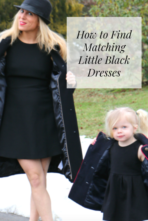 little girls black coat
