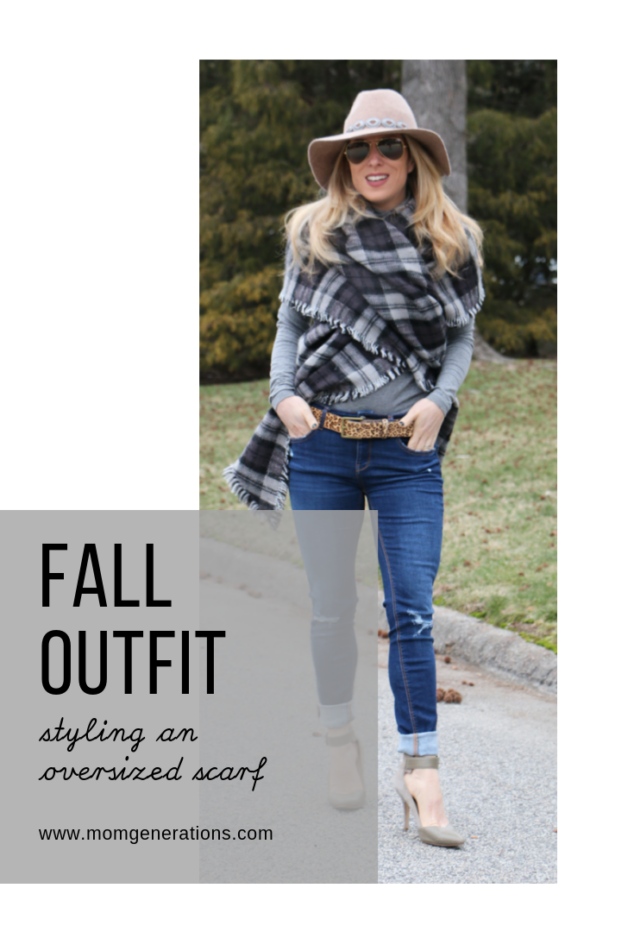 How to Wear an Oversized Scarf - Stylish Life for Moms