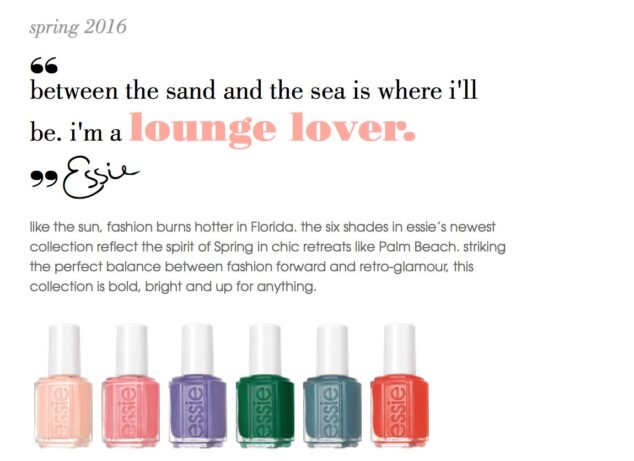 essie spring collection