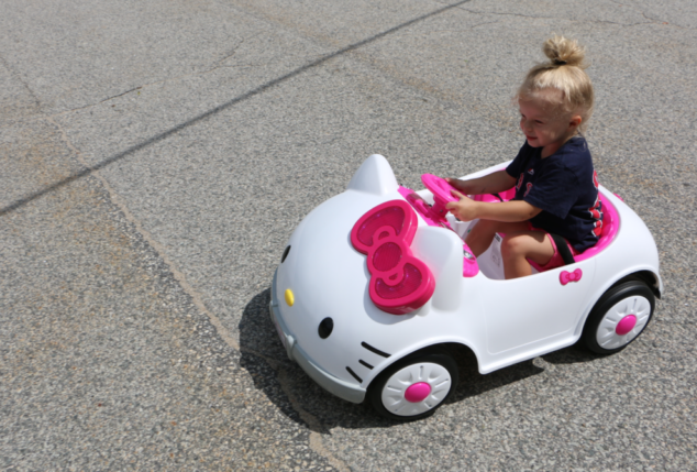Family Fun Dynacraft Hello Kitty Car Stylish Life For Moms