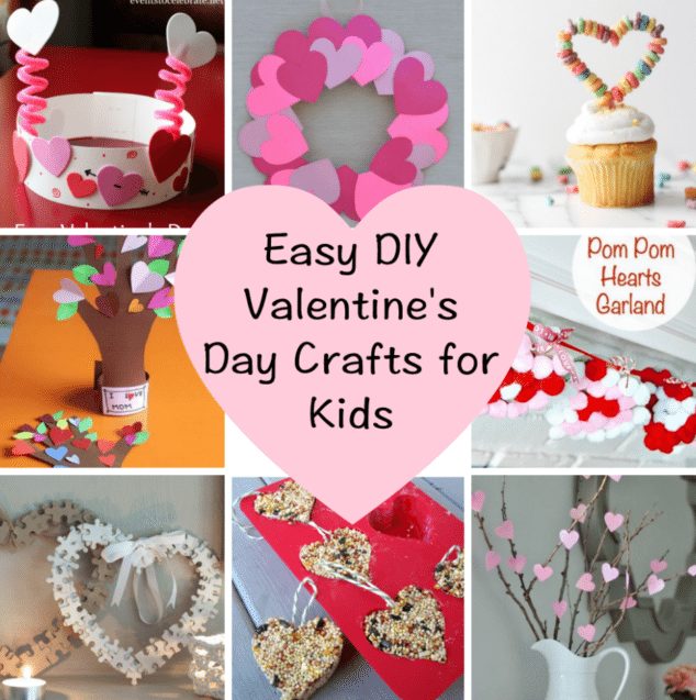 Easy Valentine's Day Crafts #RoundUp - Stylish Life for Moms