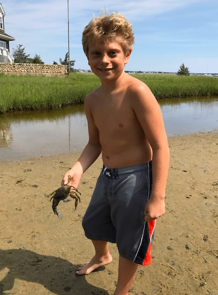 Catching crabs in Rhode Island