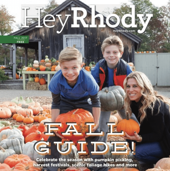 I'm so proud to be on the cover of Hey Rhody magazine!