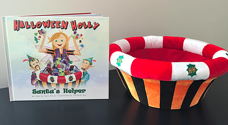 Halloween Holly is like Elf on the Shelf for Halloween, and we love it. 