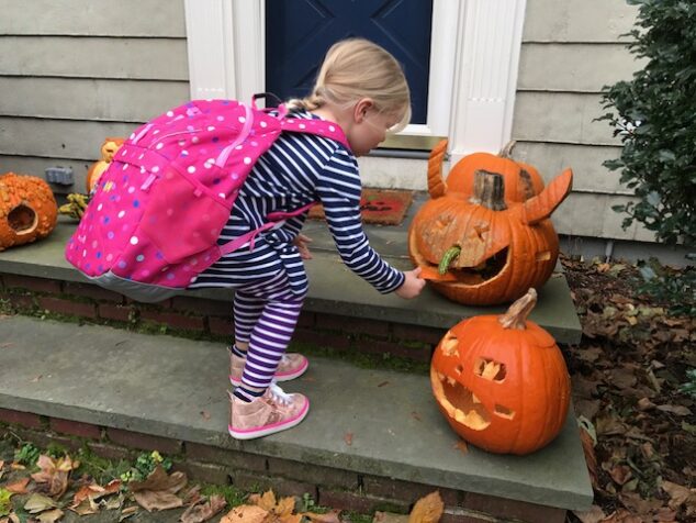 Just look at the cute styling of her Step & Stride high tops!