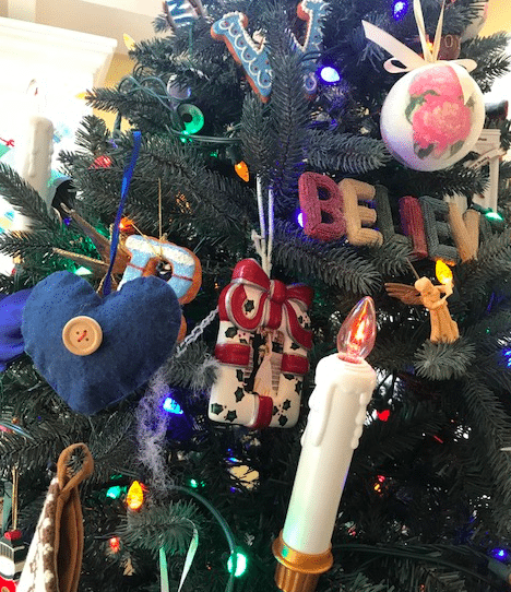 Decorating the tree always helps make your home festive. 