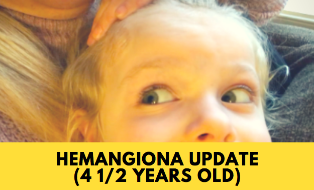 4 1/2 Year Hemangioma Update for Victoria