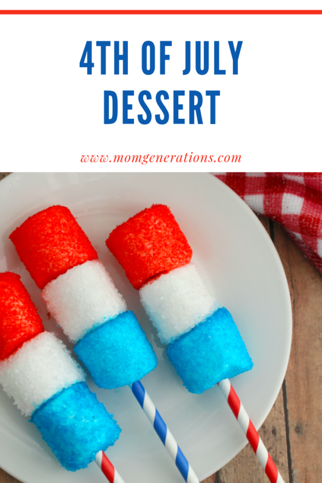 Marshmallow Pops - 4th of July Party Idea