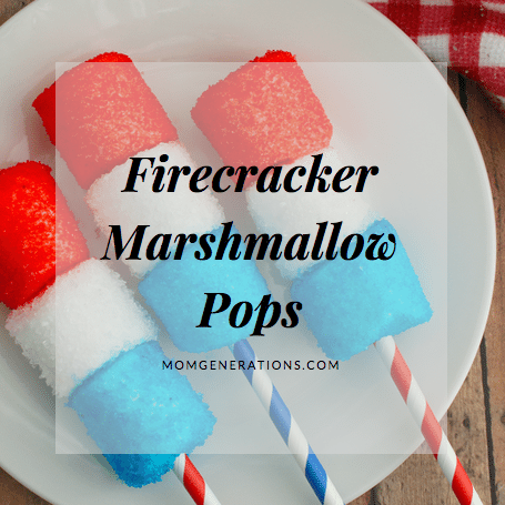 Firecracker marshmallow Pops