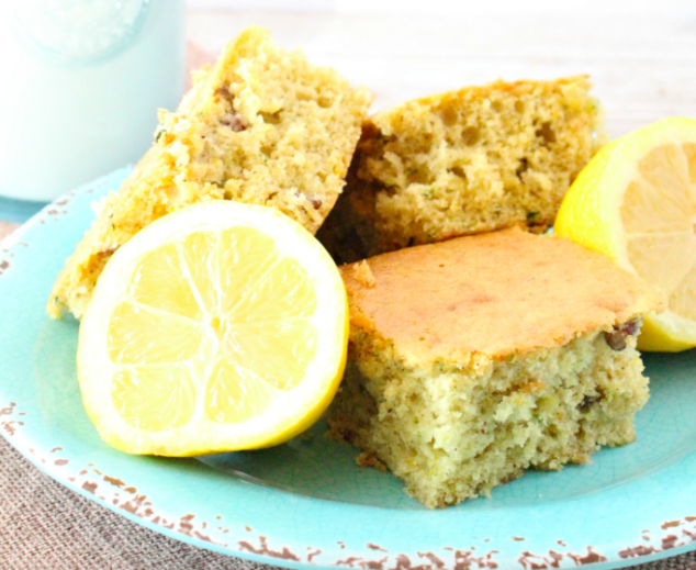 Lemon Zucchini Bars Recipe - Stylish Life for Moms