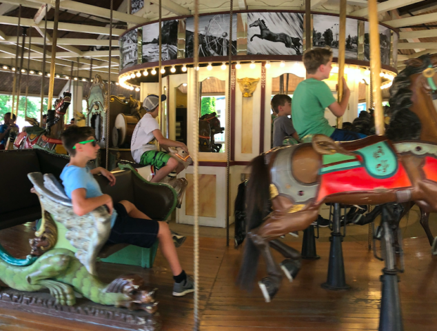 My boys enjoyed the carousel at Lake Compounce, too!