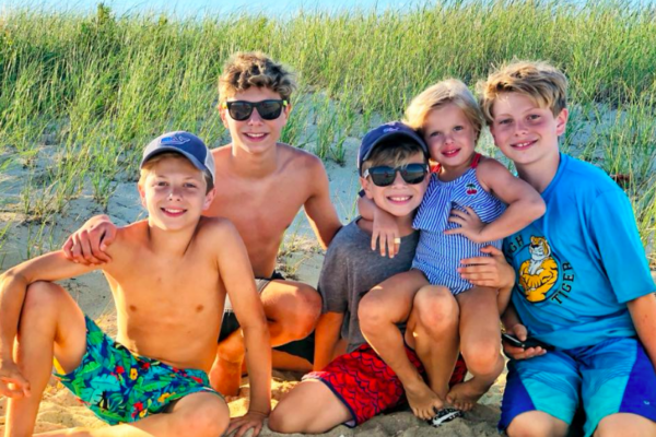 Family Beach Trup with Teenagers