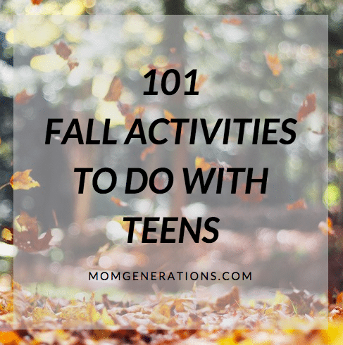 101 Fall Activities to Do with Teens