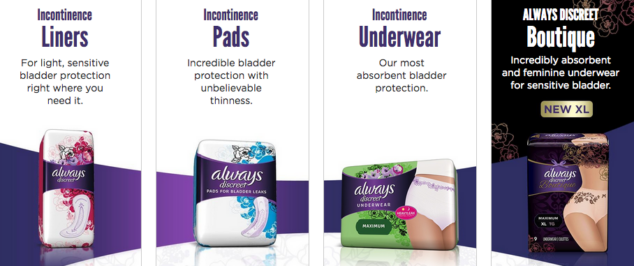 Can Bladder Leakage Products Be Pretty? Yes. Thanks to Always