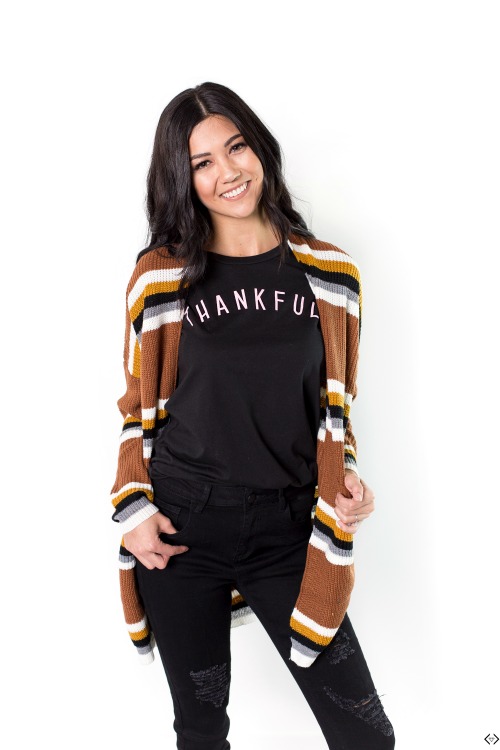 THANKFUL tee - Graphic Tees for Thanksgiving 
