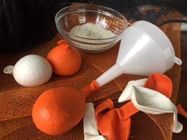 pumpkin stress ball diy