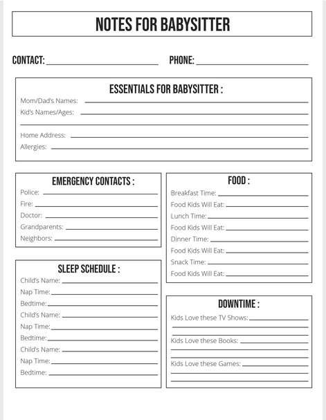 babysitter-information-sheet-template-download-in-word-google-docs