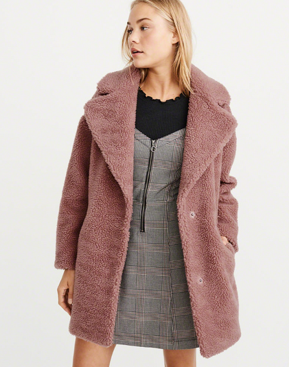 Abercrombie and Fitch Teddy Coat