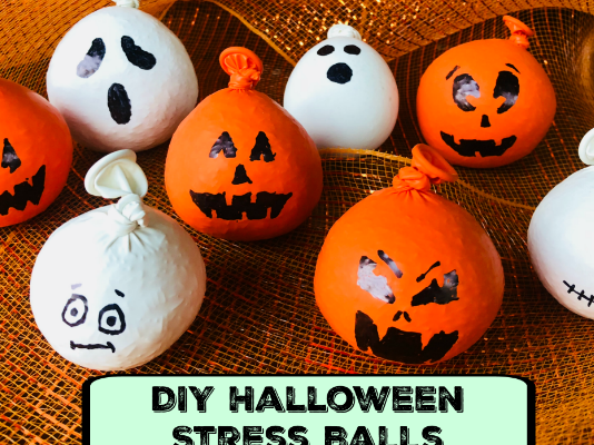 DIY Halloween Pumpkin Stress Balls - Easy and Fun Stress and Anxiety Relievers
