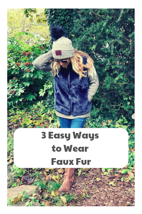 How to Wear a Faux Fur Vest